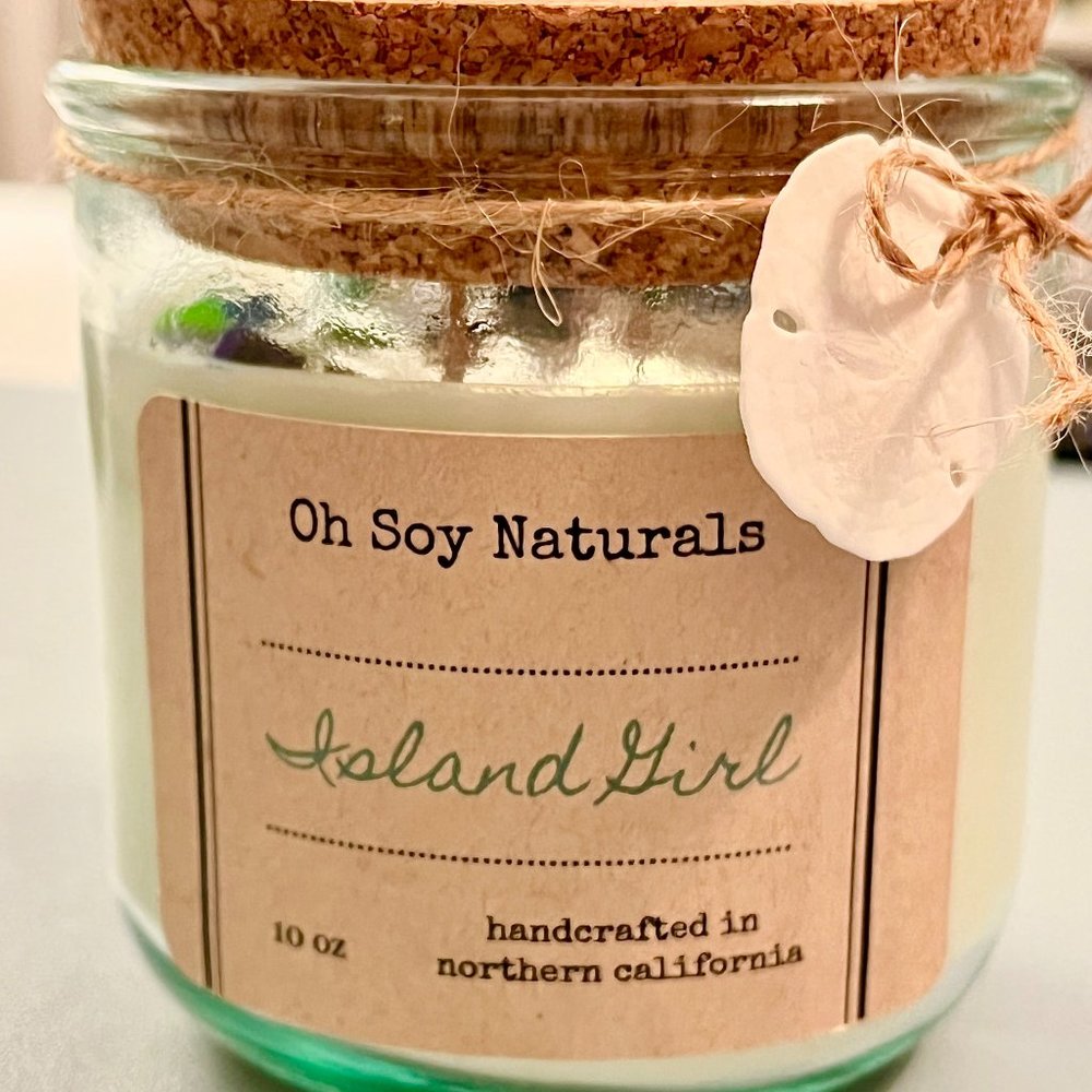Handcrafted Ocean-Summer Vibes Soy Candles